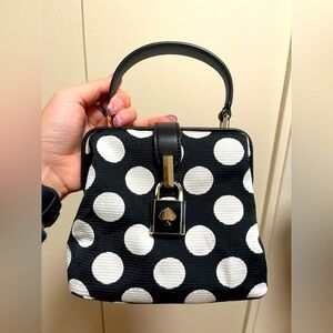 Kate Spade Remedy Bikini Dot Small Top-Handle Bag Black Multi